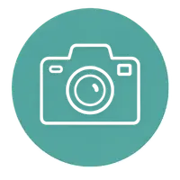 Camera icon representing choosing a photo that sparks a memory.