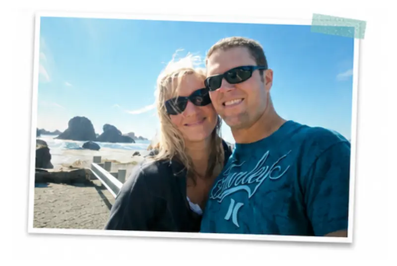 Beach photo of a couple used to illustrate the Start with One Memory process.