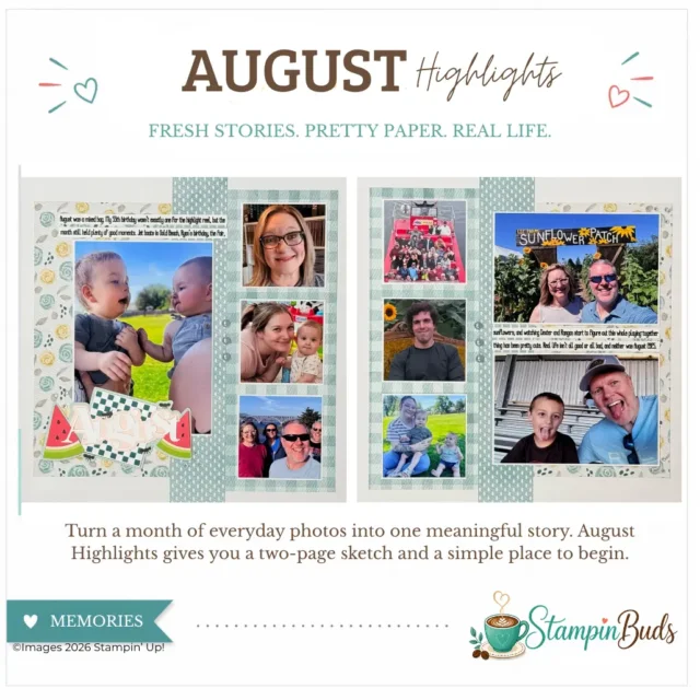 A playful double-page layout designed to celebrate a connection that was special from the very beginning.